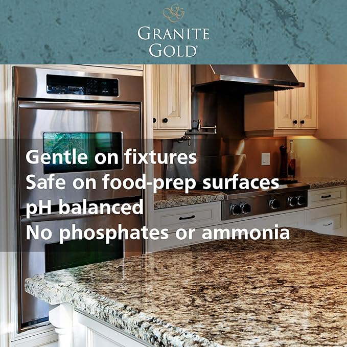 Granite Gold All-Surface Cleaner Spray, Household Cleaning For Stainless Steel, Glass, Quartz, Marble Surfaces, 24 Fl Oz, 1 Count