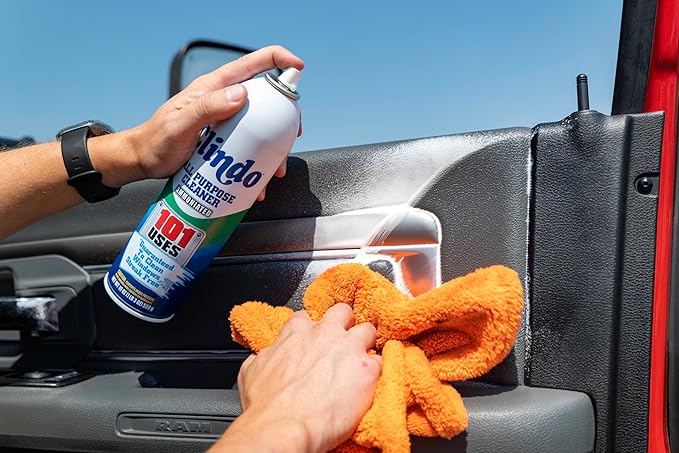 Gold Eagle CLINDO Clindo Indoor Outdoor Window Cleaner Spray Streak-Free All-Purpose Cleaner Ammoniated White 19 Ounce