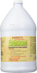 Earthworm Commercial Drain Line and Grease Trap Cleaner Treatment - Clog Remover - Drain Opener/Deodorizer - Natural Enzymes, Environmentally Responsible - 1 Gallon