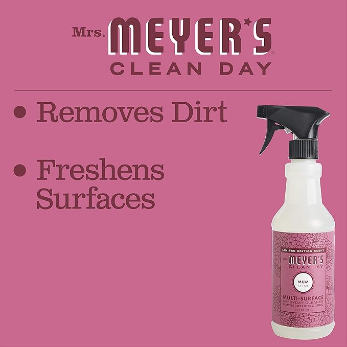 MRS. MEYER'S CLEAN DAY All-Purpose Cleaner Spray, Mum, 16 Fl oz