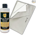 Silver Jewelry Cleaner - Multipurpose Homewood Metal Polish and Cleaner bundle with 1x Microfiber Cleaning Cloth Bundle - Stainless Steel Cleaner to Remove Tarnish & Restore Shine of Jewelry & More