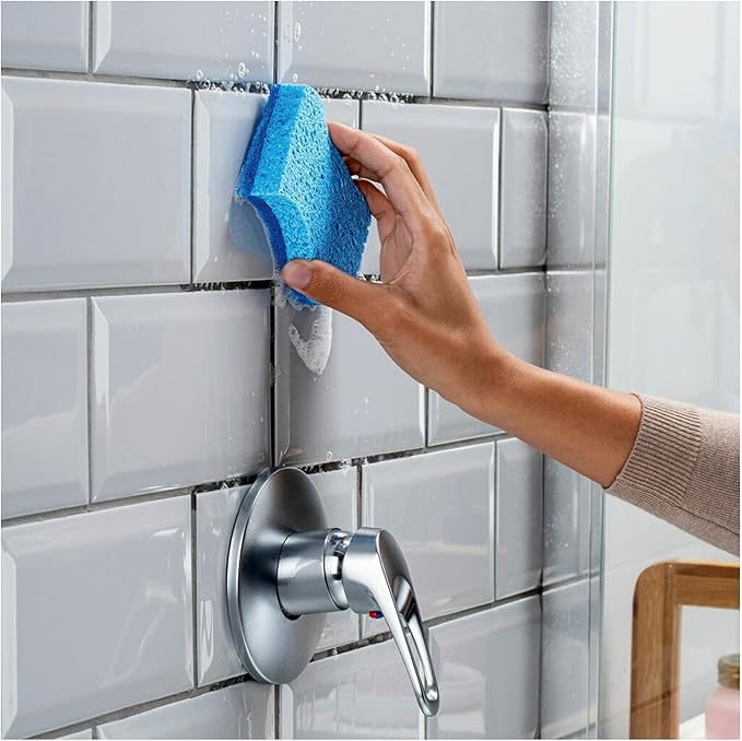 Scotch-Brite Zero Scratch Scrub Sponge, 12 Kitchen Sponges for Cleaning Around the Home, Bathroom & More, Effective + Gentle Dish Scrubber, Best for Nonstick Pots and Pans, Safe on Most Surfaces