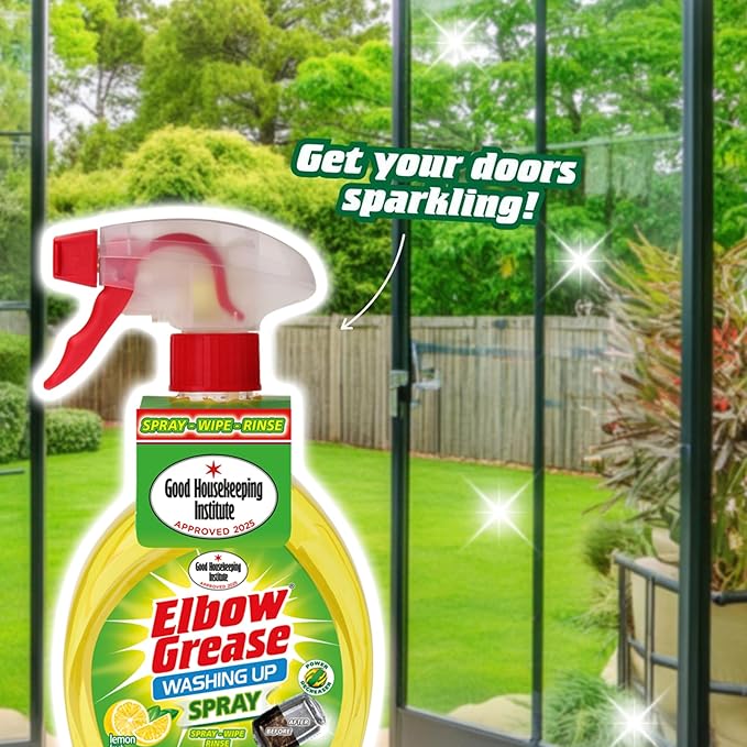 Elbow Grease Amazing Washing Up Spray Lemon Fresh, Spray, Wipe, Rinse, 500 ml