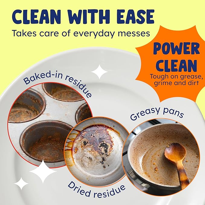 Originally Yellow USA Made Lemon Natural Dish Soap | Hypoallergenic Soap Great For Sensitive Skin as well as Pet & Baby Safe | Bulk 3 Pack