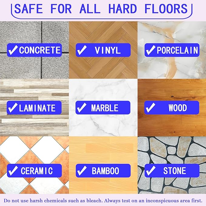 Natural Hard Floor Cleaner PACSS - Lavender Scent (20 Count) | Plant-Based Ingredients | Safe for Tile, Vinyl, Laminate & More | Compatible with OCedar & All Standard Mop Buckets