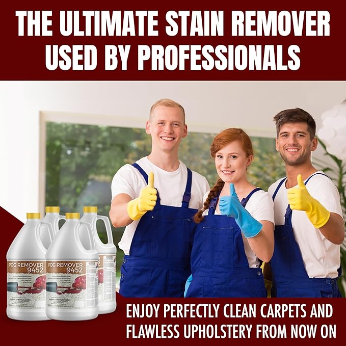 POG Remover 9452 - Paint, Oil & Grease Heavy Duty Remover & Cleaner - Residential, Industrial & Commercial - Case of Four Gallon Jugs