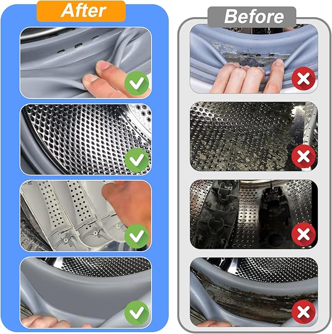 Palksky Dryer Vent Cleaner Kit, 3Pcs Dryer Cleaner Tool - Flexible Drier Vent Cleaning Brush, Lint Trap Cleaner Clip, Drier Hose Attachment, Lint Remover Cleaning Tools