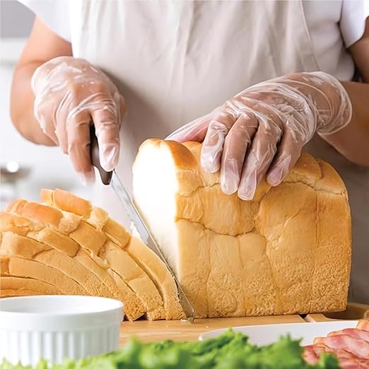 ForPro Disposable Vinyl Gloves, Clear, Industrial Grade, Powder-Free, Latex-Free, Non-Sterile, Food Safe, 2.75 Mil. Palm, 3.9 Mil. Fingers, X-Large, 100-Count