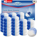 KIISIISO Toilet Bowl Cleaners 40 PACK, Long-Lasting Toilet Bowl Cleaner Tablets with Sustained-Release Technology Against Tough Stains,Automatic Toilet Cleaner for Deodorizing & Descaling