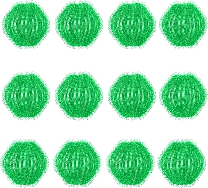 Dryer Balls Laundry Reusable, Softens Laundry Naturally Reduces Drying Time & Static Non-Toxic Washing Balls Reusable Dryer Balls for Laundry Bedding Clothes 6/9/12PCS