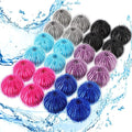 Blulu 24 Pieces Pet Hair Remover for Laundry Dryer Balls Reusable Washing Machine Hair Catcher Pet Dog Cat Catcher Lint Remover (Light Blue,Blue,Grey,Black,Purple,Rose Red)