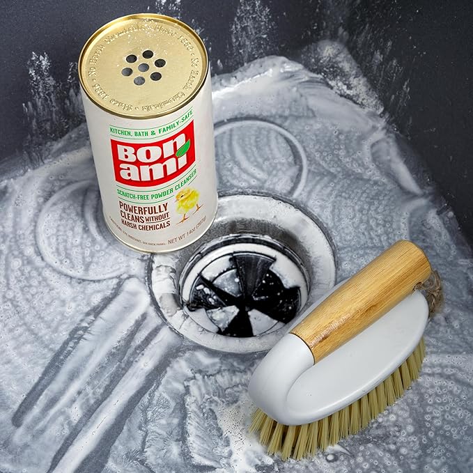 BON AMI Powder Cleanser for Kitchens & Bathrooms - All types of Surfaces, Cleans Grime & Dirt, Polishes Surfaces, Absorbs Odors (24 Pack)