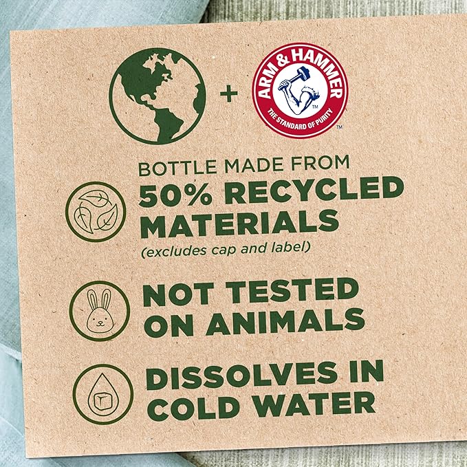 ARM & HAMMER Odor Blasters In-Wash Scent Booster,Laundry Scent Booster Fresh Escape-scent,24 Oz,(Pack of 2)
