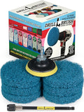Kitchen Accessories - Cleaning Supplies - Drill Brush - Spin Scrubber - Oven Cleaner - Stove Top Cleaner - Pots and Pans - Kitchen Sink - Hard Water Stain Remover - Drill Attachment Power Scrubber