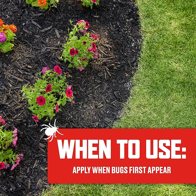 Ortho BugClear Insect Killer for Lawns & Landscapes Concentrate - Kills Ants, Spiders, Fleas, Scorpions & Other Insects, Use on Flowers, Vegetables, Fruit Trees, Shrubs & More, Odor Free, 32 oz.