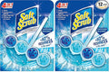 Soft Scrub 4-in-1 Rim Hanger Toilet Bowl Cleaner,Sapphire Waters,(Pack of 12)